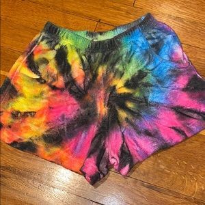 TIE DYE shorts with pockets
